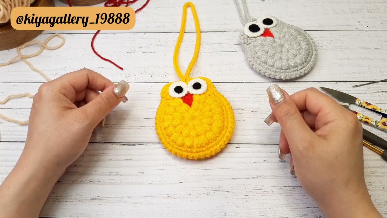 آموزش بافت کیف آویز جغد