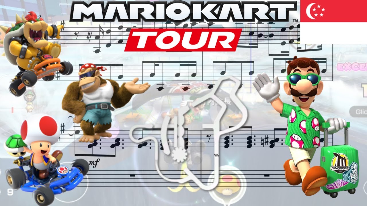Mario Kart Tour - Singapore Speedway [Piano Recreation]