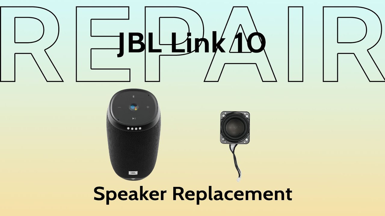Ремонт и замена динамика JBL Link 10 | Руководство по ремонту
