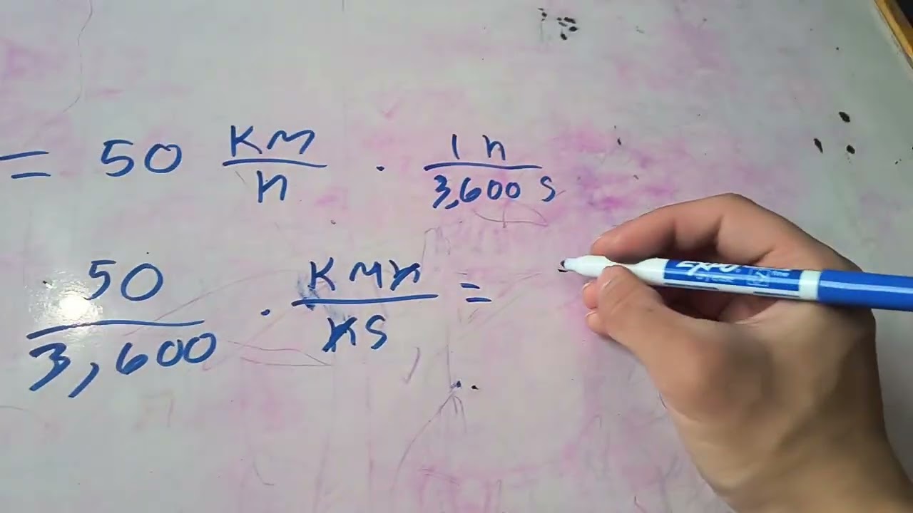 Rates in different units. (Algebra 1)