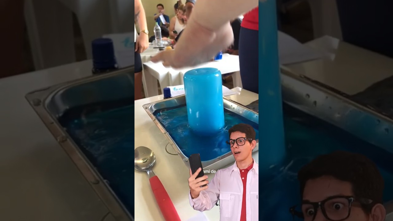 Tsunami de Agua: Experimento Sorprendente 🌊🔥 #lifehack #viral #viralvideo #experiment