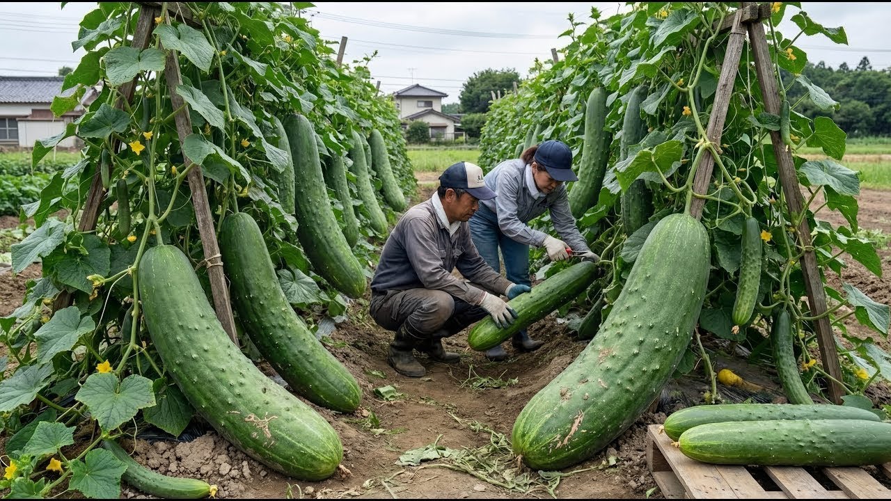 Impactante Cultivar pepinos en un desierto árido ¡el resultado sorprendió al mundo!