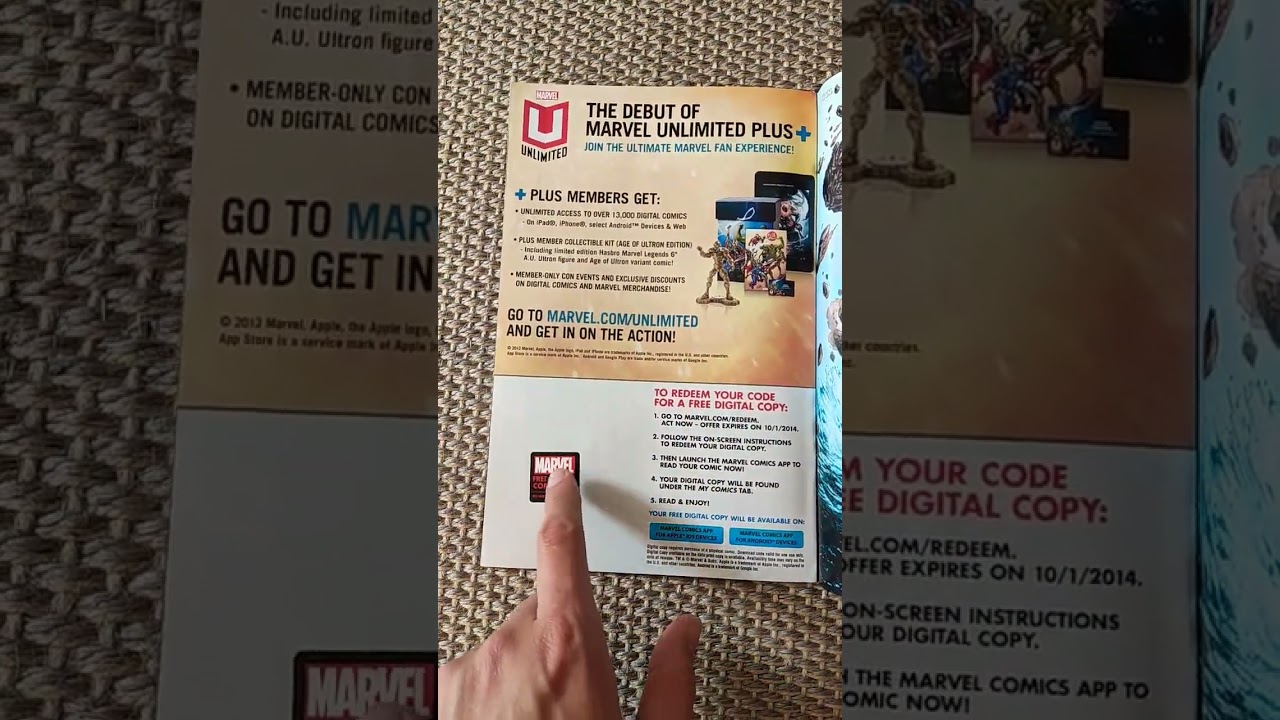C&oacute;mo conseguir una copia digital gratis de un comic Marvel 🧐🧐