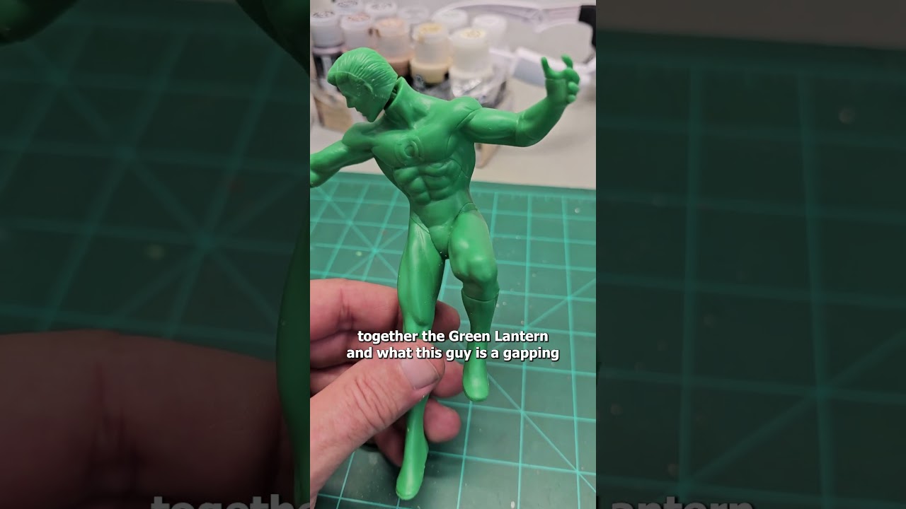 The Green Lantern Figure Model Kit Build! #shorts