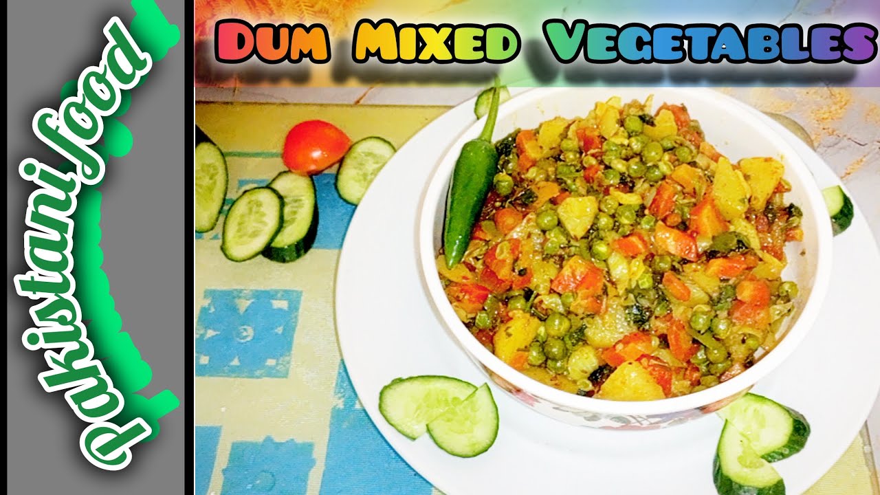 FLAVORFUL DUM MIXED VEGETABLES | Recipe by Pakistani food 🫑🥬🥕🥔