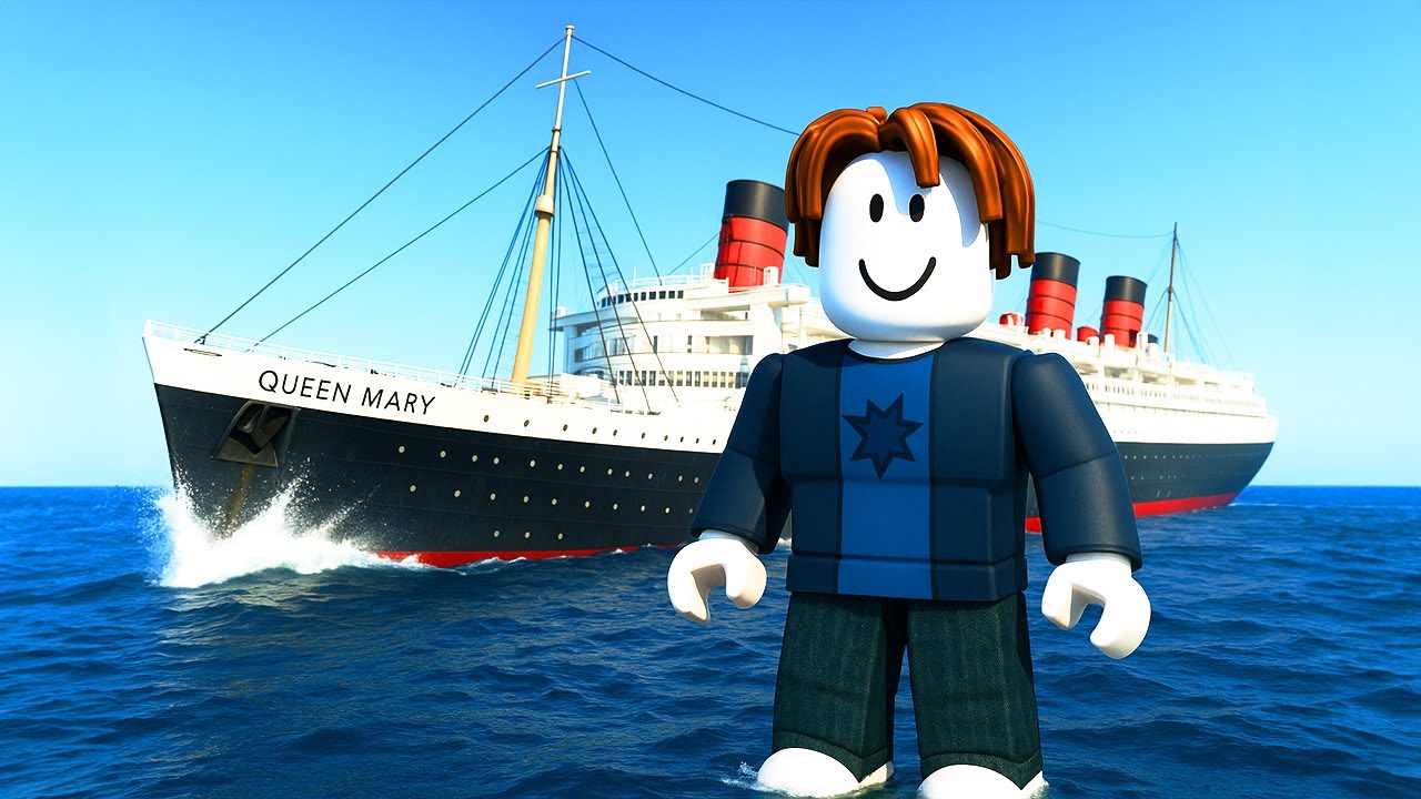SINKING SHIPS in Tiny Ship Sandbox - QUEEN MARY, LUSITANIA, OLYMPIC