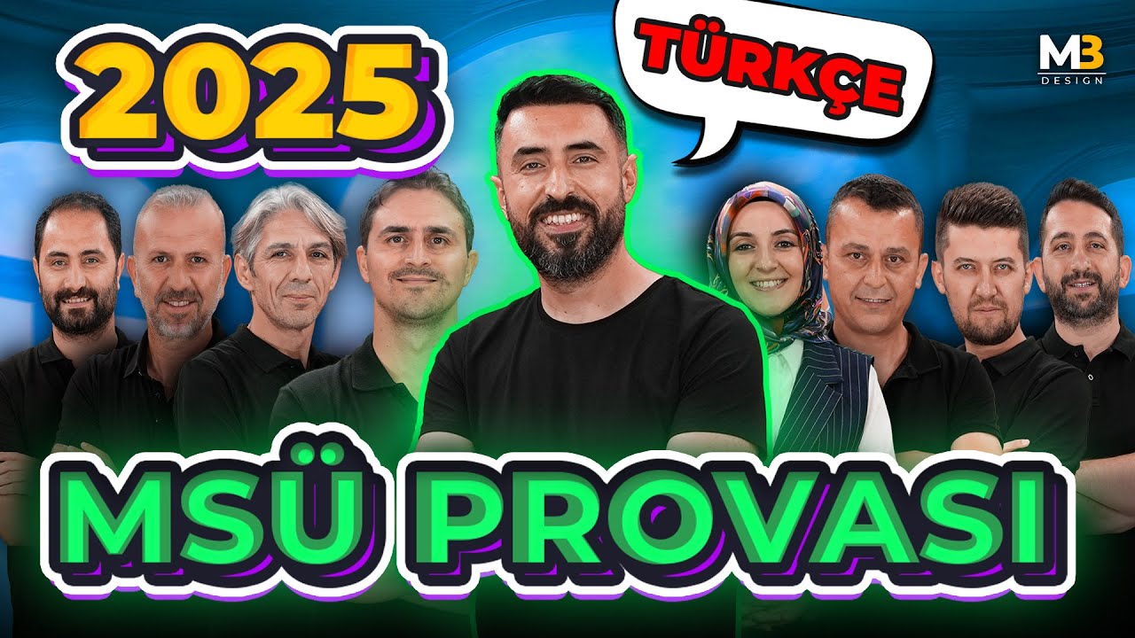 2025 MSÜ PROVASI / MSÜ TÜRKÇE DENEMESİ ÇÖZÜMLERİ