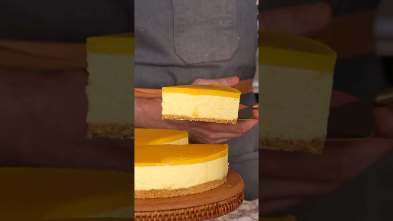 No Bake Mango Cheesecake