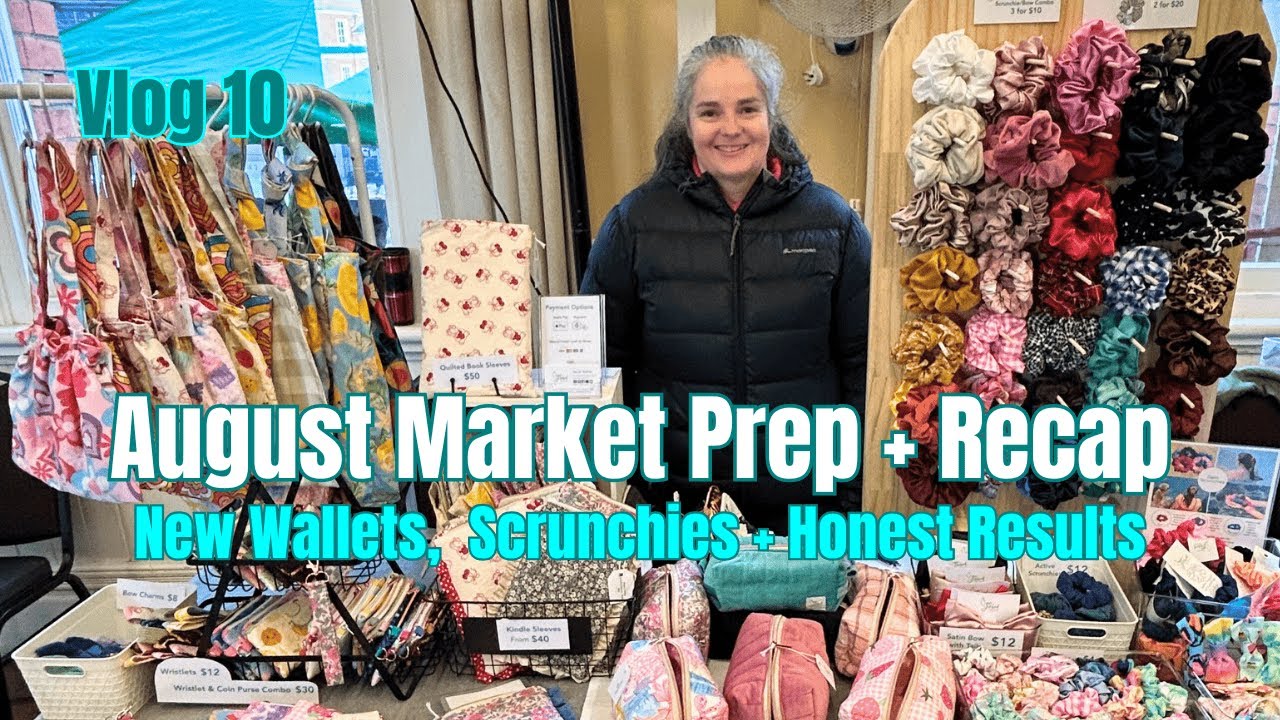 Craft Market Vlog | What Actually Sold at My August Market