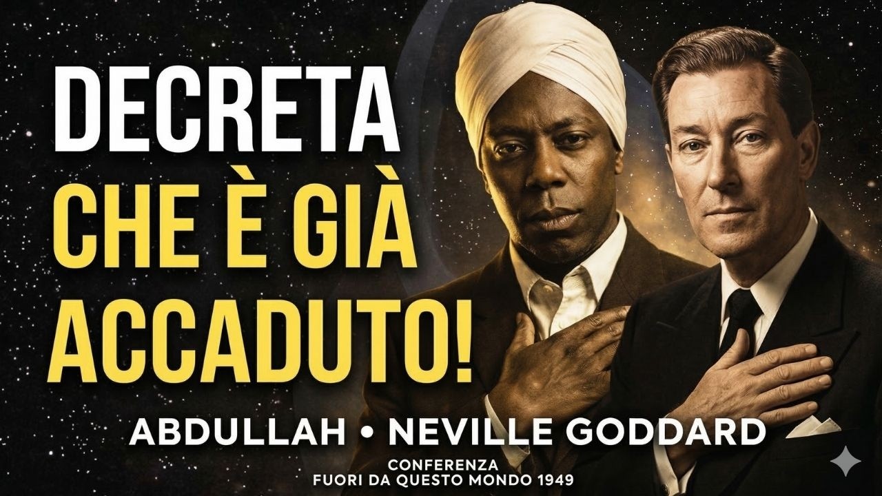DECRETA CHE È GIÀ ACCADUTO! – CONFERENZA – FUORI DA QUESTO MONDO 1949