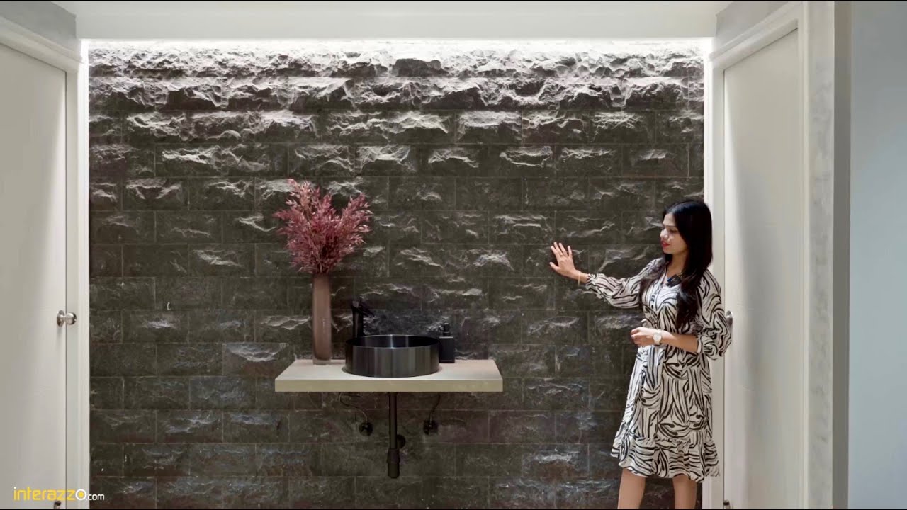 Grey Themed 2BHK Apartment Interiors at PBEL City, Hyderabad | Hafele Blum Acrylic Kitchen | Aristo