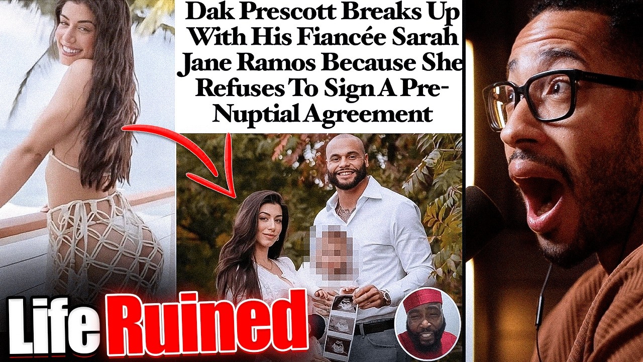 Podcast Host Gets CHECKED After Saying NFL Star Dak Prescott RUINED Marriage By Wanting A Prenup