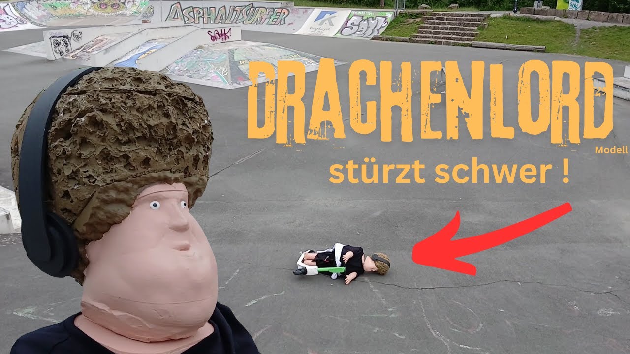 Drachenlord - Mit dem E-Scooter im Skatepark