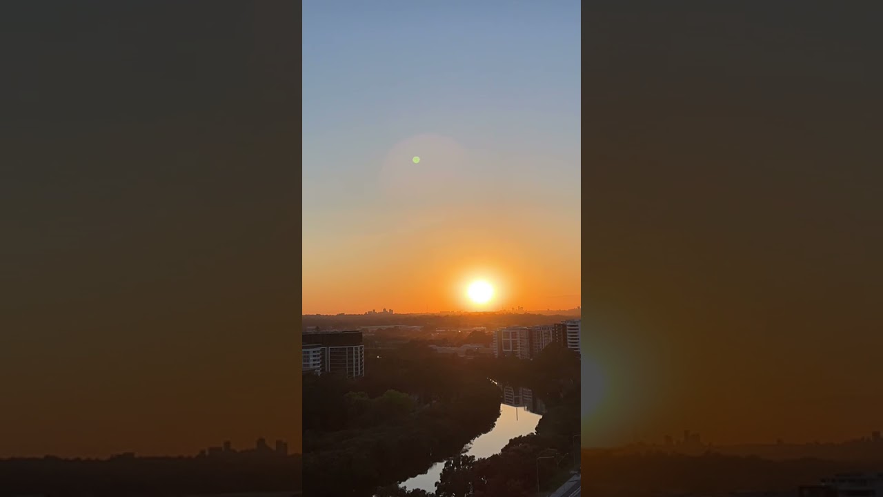 Sunrise time lapse - Morning view from our appartment ☀️☀️ #shorts  #sunrisevideo #sunrisetimelapse