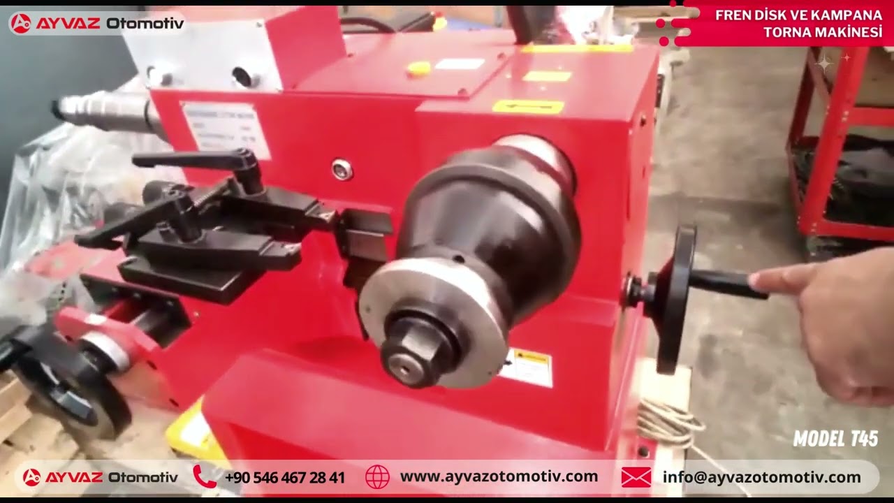 disk kampana torna makinesi t45 Kullanım