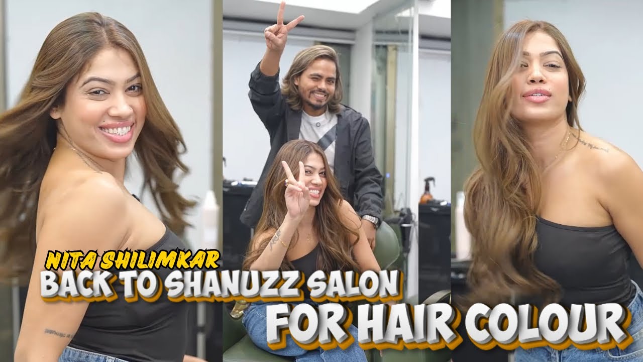 Nita Shilimkar | Back To Shanuzz Salon For Hair Colour | shanuzz salon