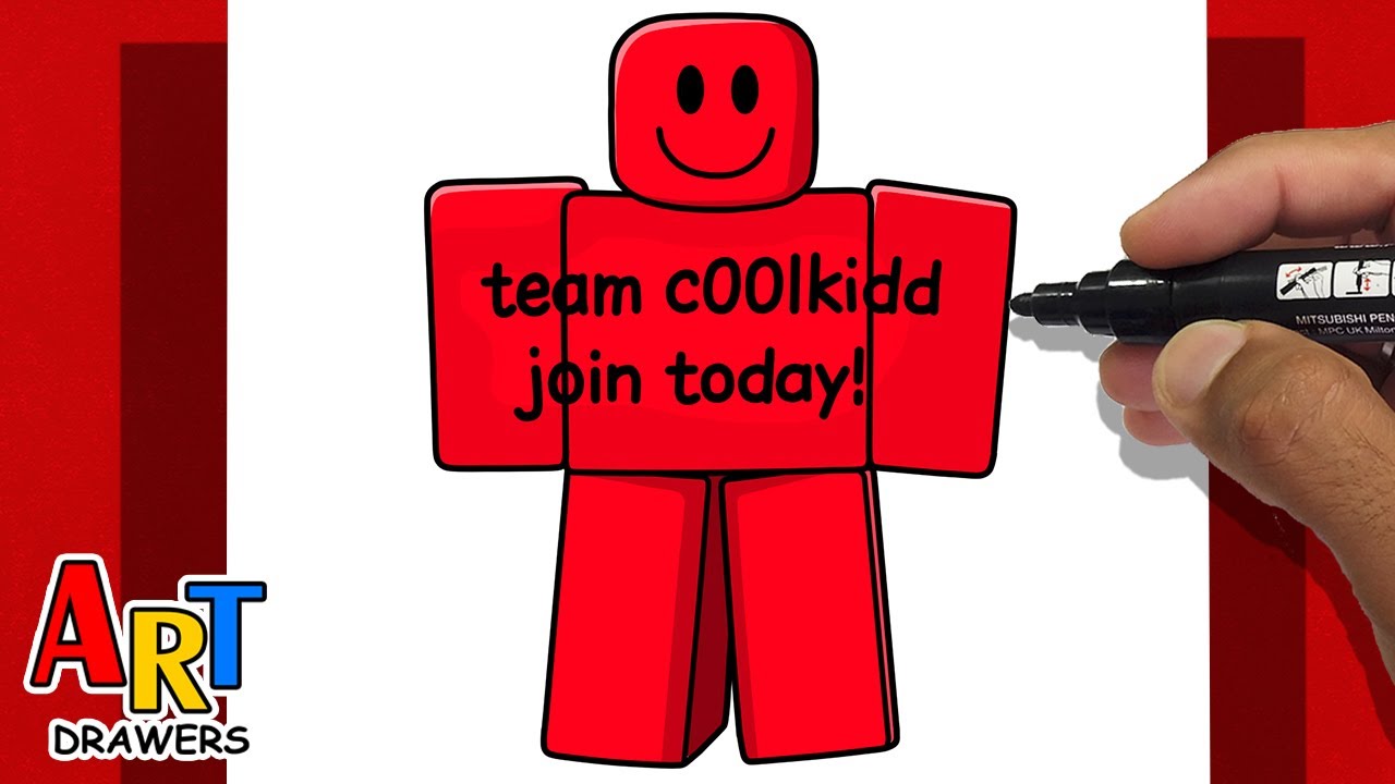 How to Draw c00lkidd Forsaken - ROBLOX