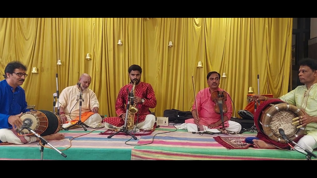 Ragam: Charukeshi - Pallavi - Saxophone Hemanth SP
