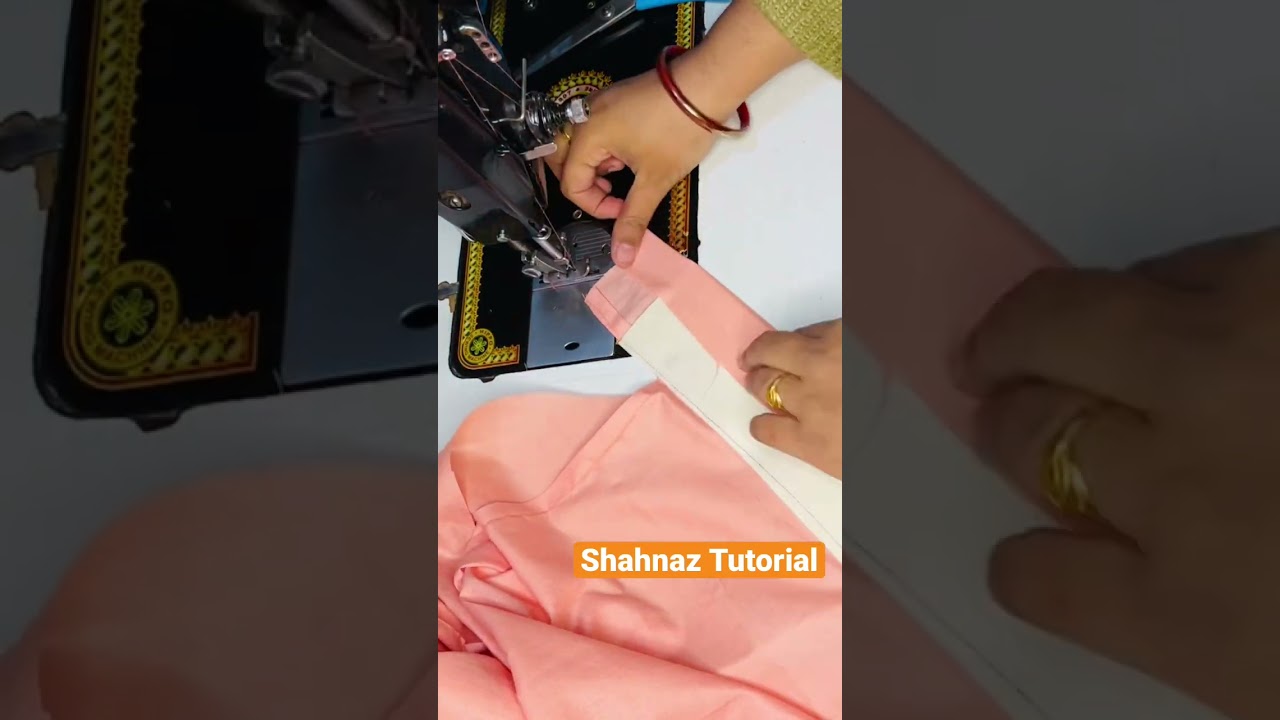 Mohini/Monika Sharma/Attach Pasting/Foam On Salwar/Bottom /#Mohri/#Poncha Ponche Me Foam Kaise dale