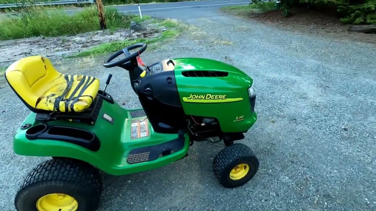 John Deere L110 Test Drive