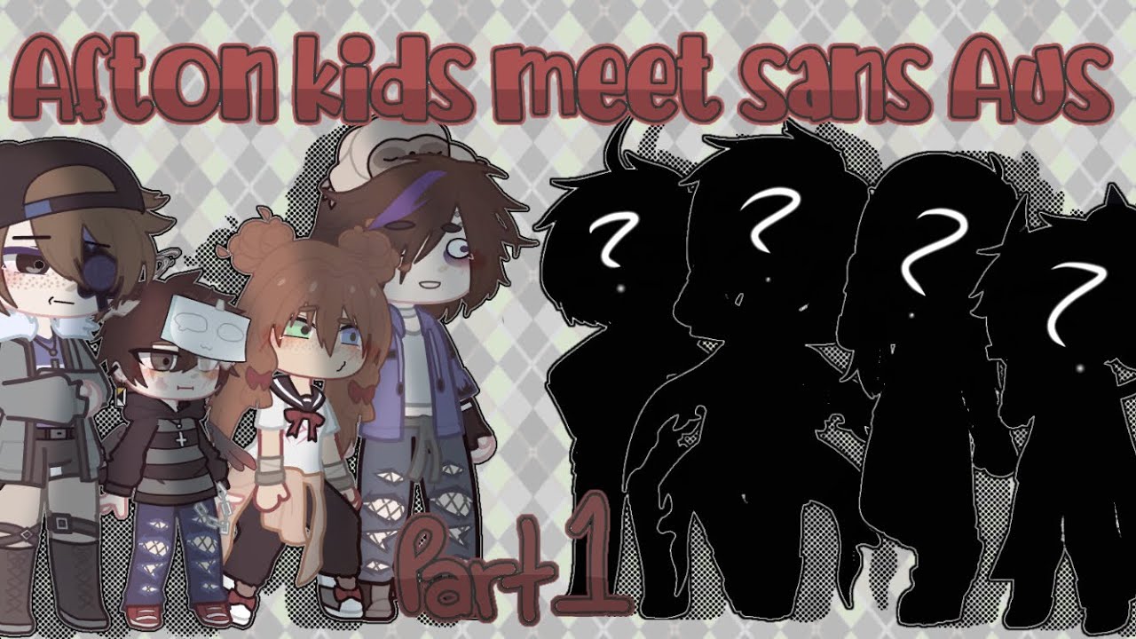 Afton kids meet Sans Aus Pt 1 | 24 Hour challenge | Virgil Afton Au | [curse on 4:54!!] | milky.kiwi