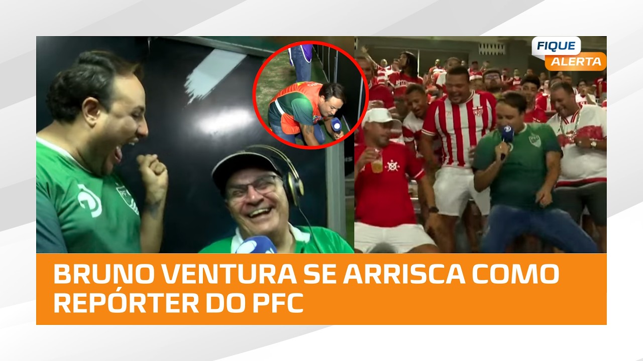 Ventura se aventura: Bruno Ventura tenta ser repórter do PFC