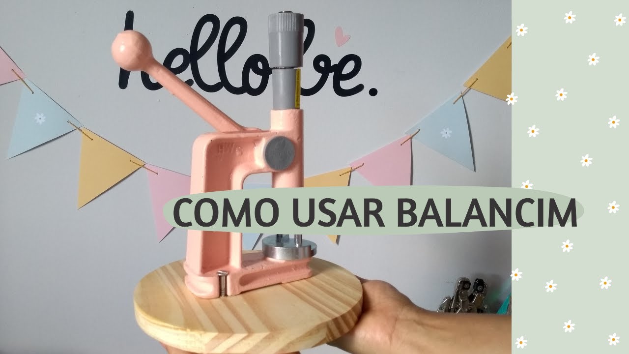 Como usar o balancim na encadernação com ilhós e cantoneira