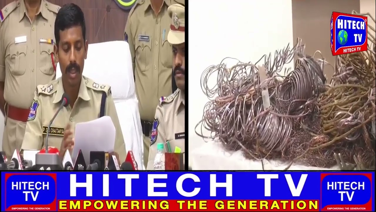 Nizamabad: Police Busted Inter State Gang 7 Accused Arrested In Case Of Transform Copper Coil.
