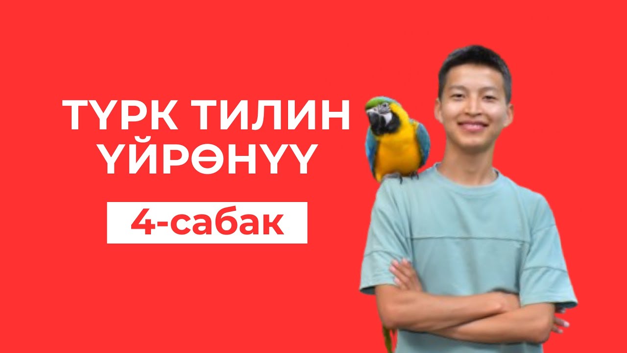 Түрк тили - сабак. Темаларды кайталоо, бышыктоо. Марлен Борубаев.