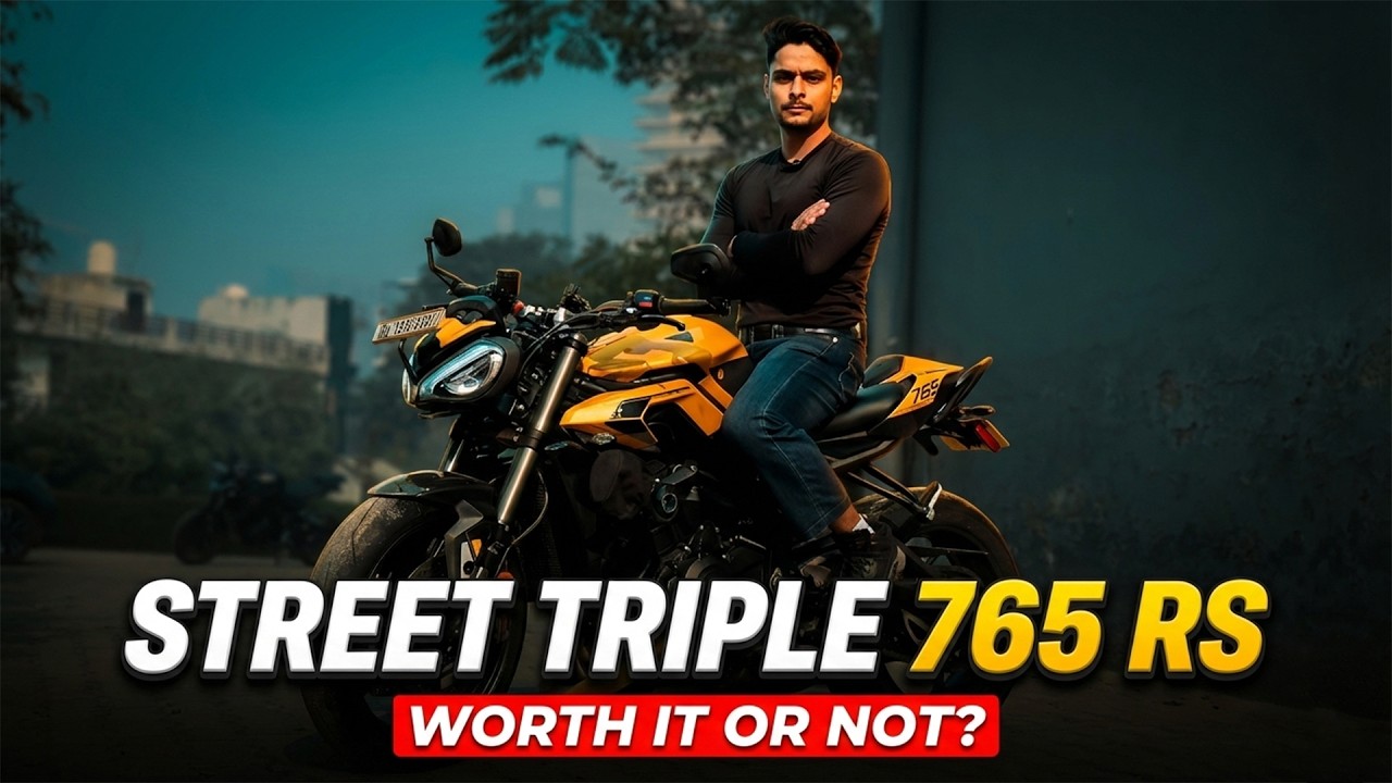 Triumph Street Triple 765 RS 😈 Real Review | Super Naked Beast in India?