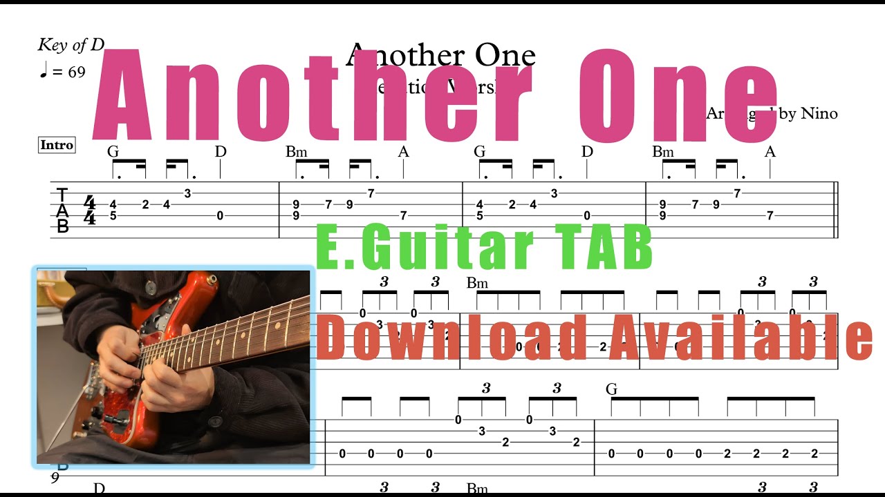 Another One TAB | Elevation Worship | Electric guitar tutorial | Playthrough cover