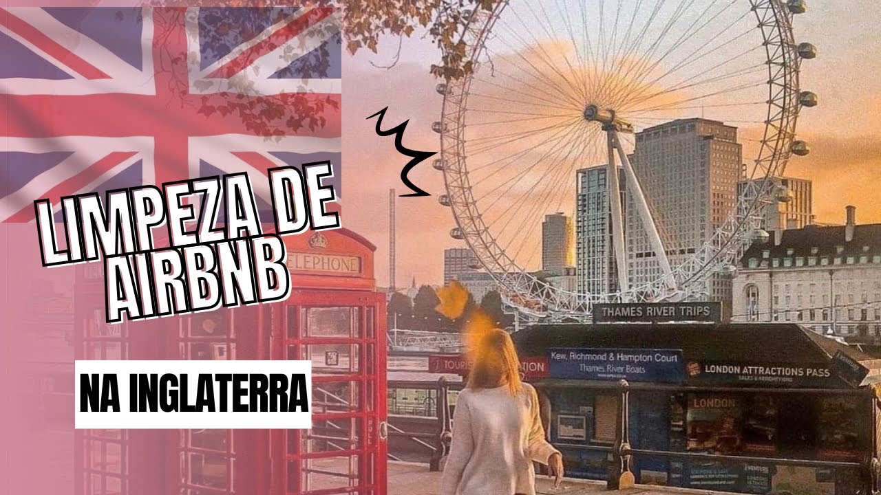 Limpeza de Airbnb na Inglaterra.