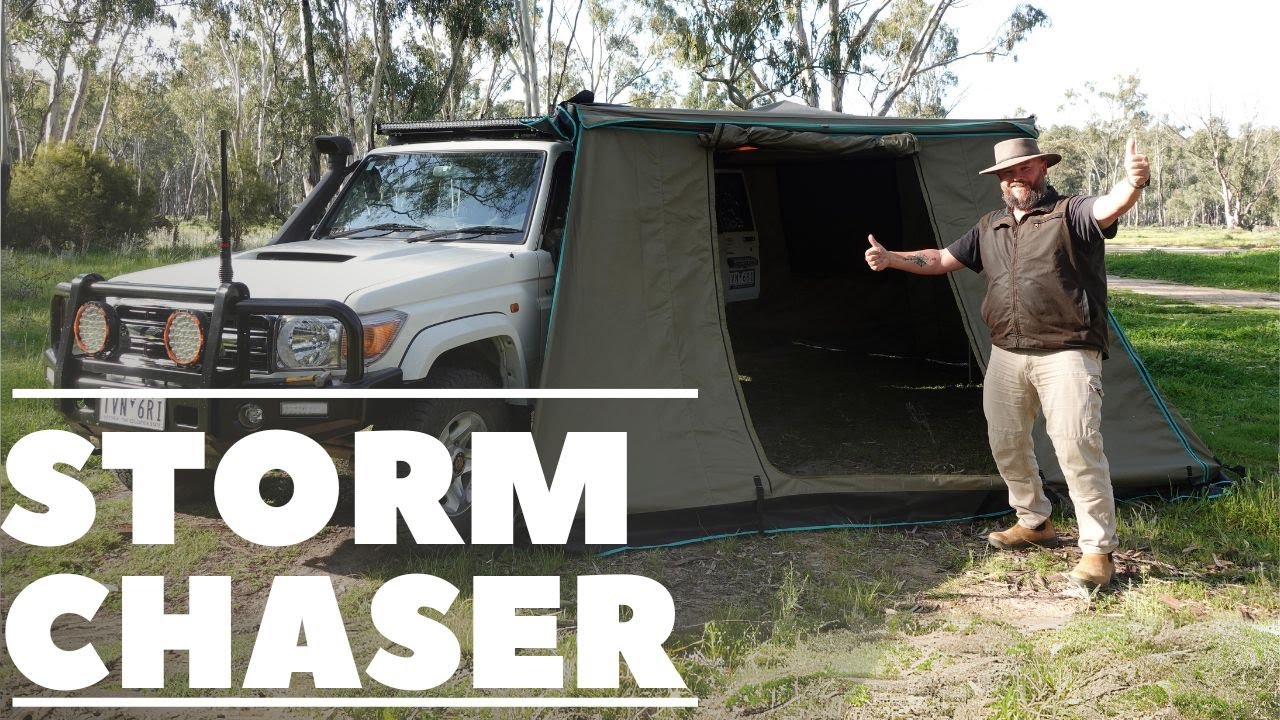 30 second STORMCHASER Awning. Is this the best camp setup for 4x4?