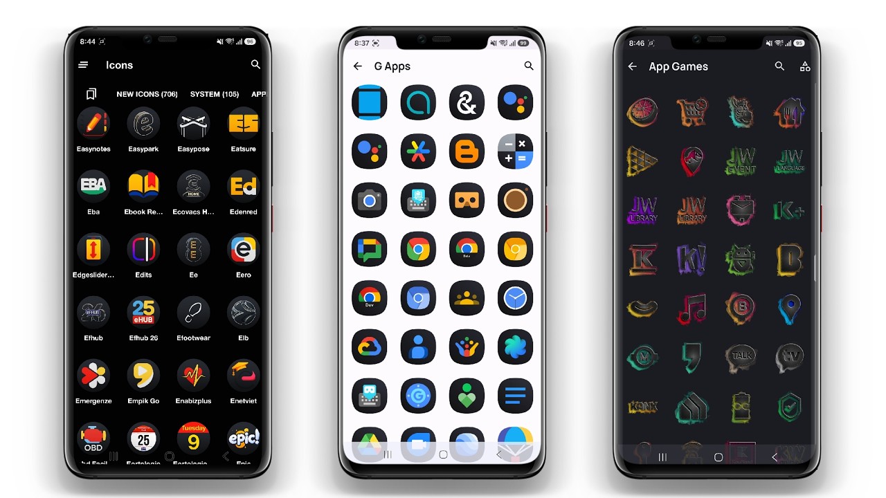 5 Best One UI Dark Icon Pack Apps for Android 2026