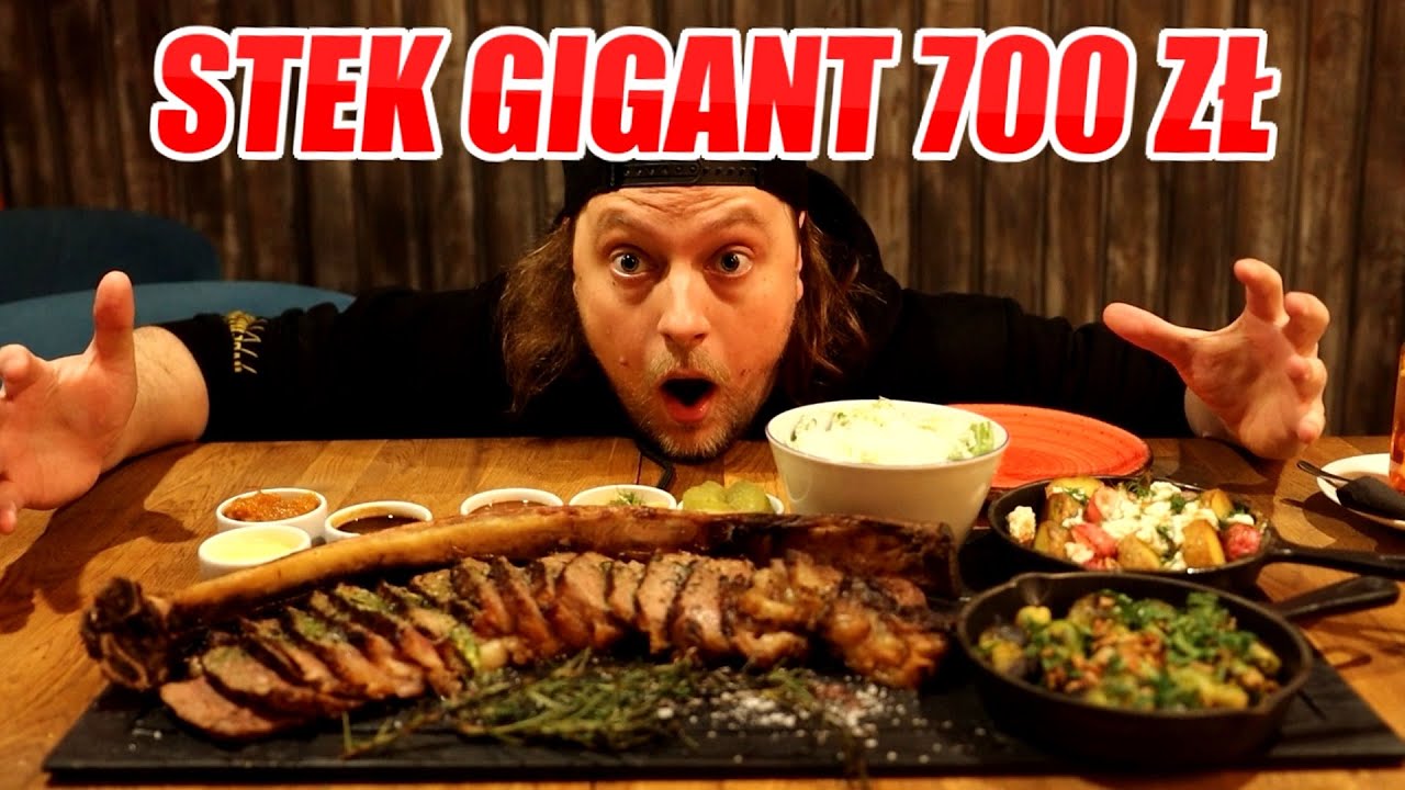 NAJDROŻSZY STEK GIGANT ZA 700 ZŁ - WHITE BULL STEAKHOUSE TORUŃ