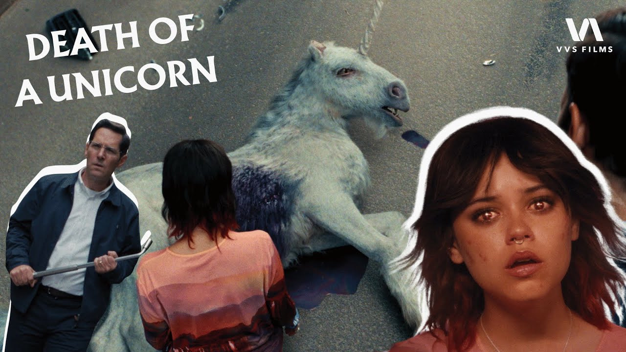 Jenna Ortega & Paul Rudd HIT A UNICORN | Movie Clip 4K