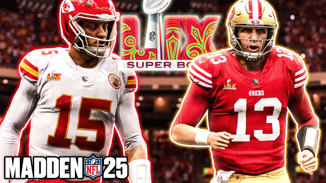 Chiefs vs. 49ers Super Bowl 59 - Madden 25 Simulation Gameplay