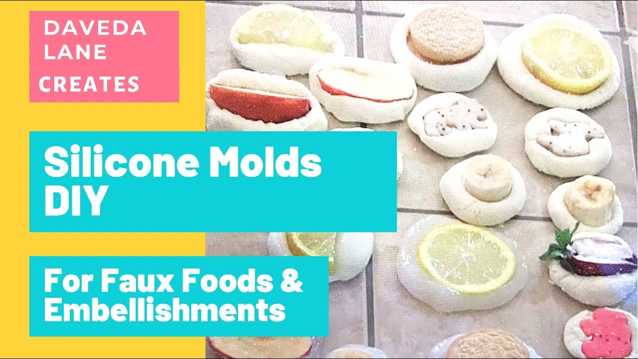 🔴FINALLY/ HOW TO MAKE SILICONE MOLDS   🍦🍬FOR FAUX FOODS🧁🍰