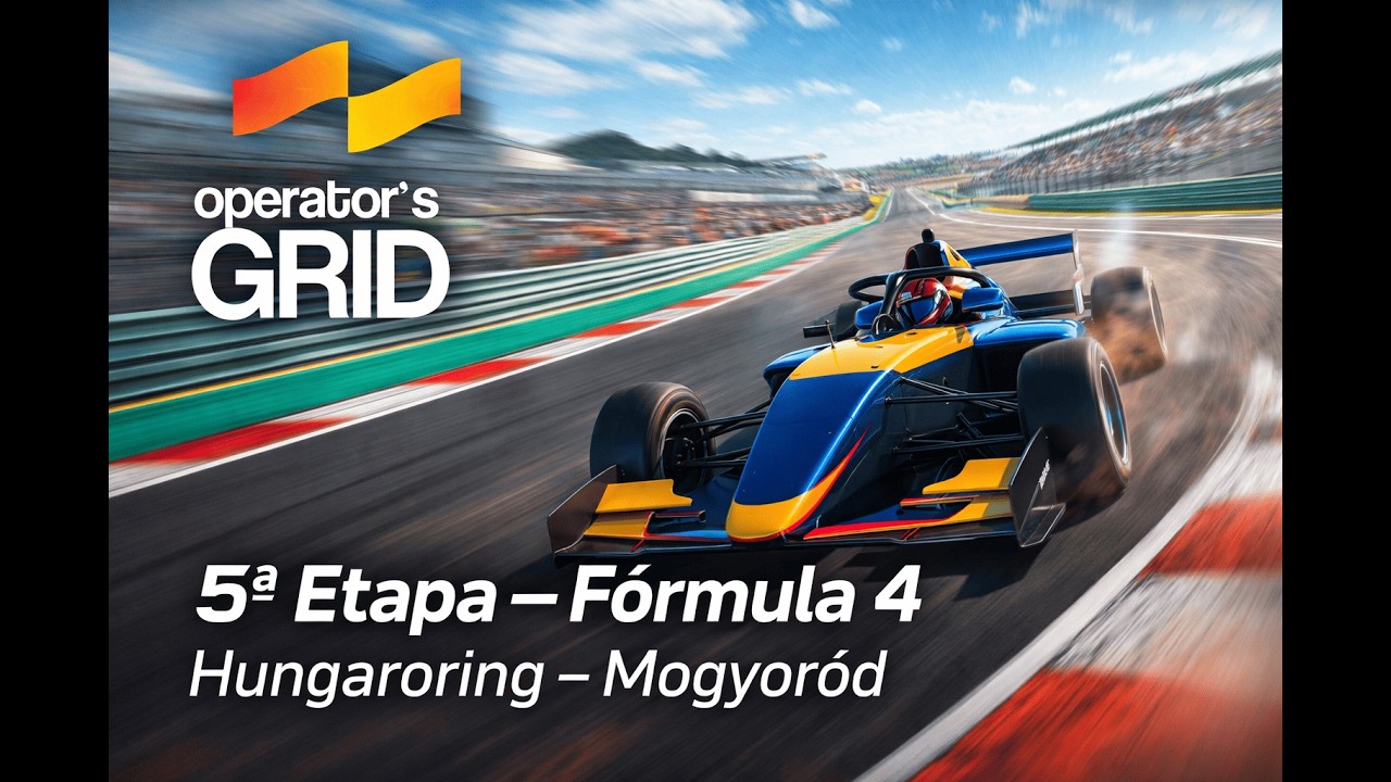 Hungaroring – 5ª Etapa | AO VIVO | Operator's Grid 🔥 | Campeonato de F4