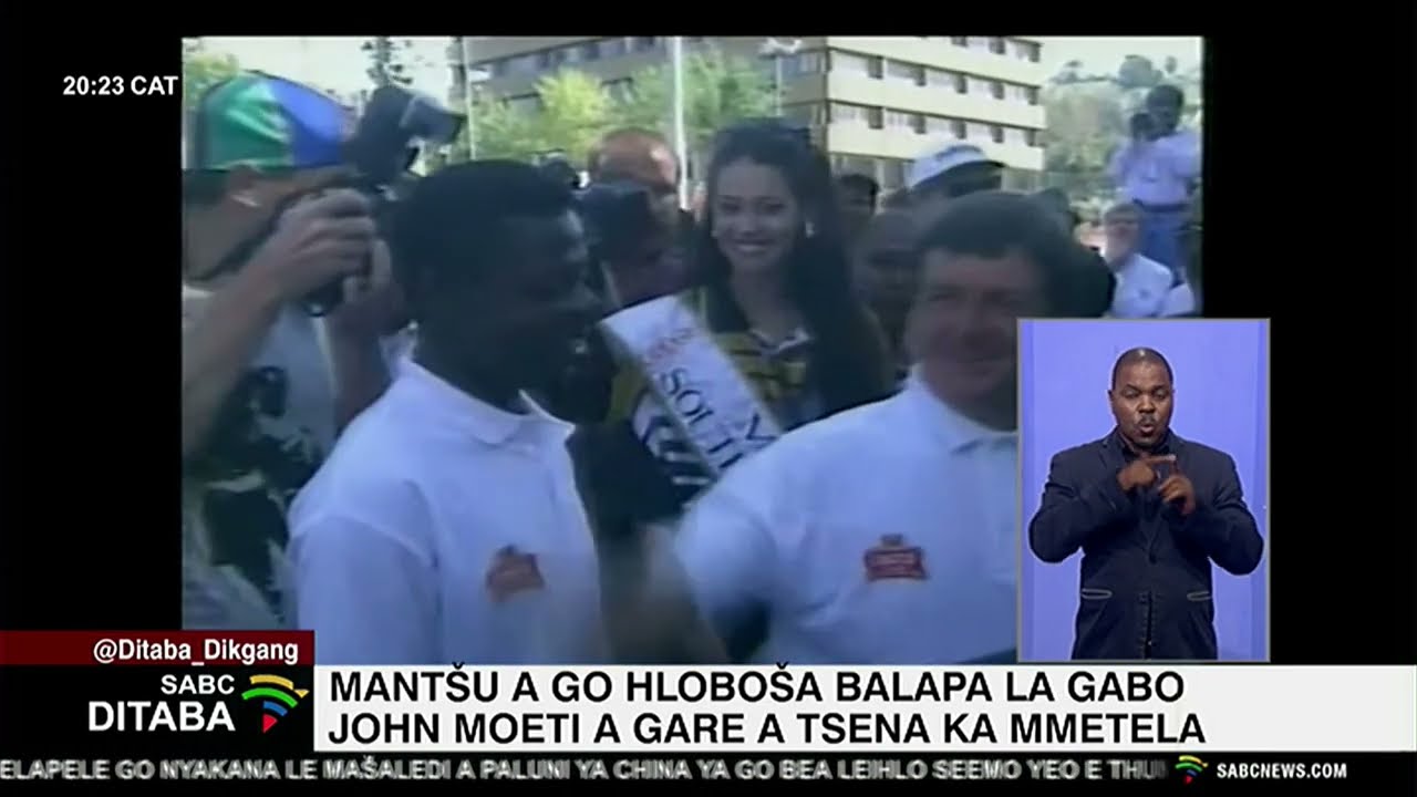 Mant&scaron;u a go hlobo&scaron;a balapa la gabo John Moeti a gare a tsena ka mmetela