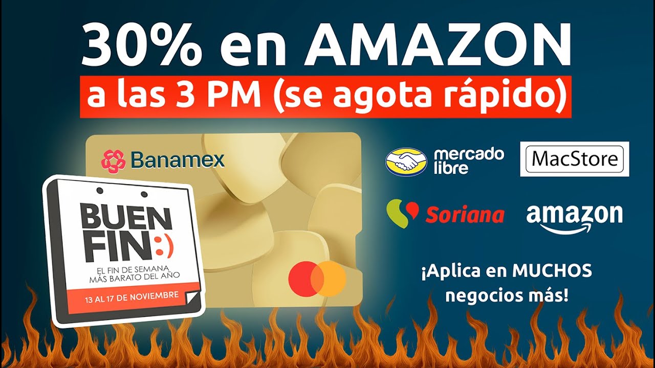 🔥30% en Amazon, MercadoLibre, MacStore y Soriana (Solo a las 3 PM correee🏃&zwj;♂️&zwj;➡️)🔥Comprando en VIVO
