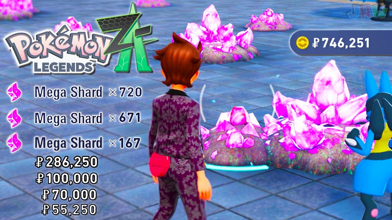 ЛУЧШИЙ способ БЫСТРО получить МЕГАОСКОЛКИ И ДЕНЬГИ в Pokemon Legends Z-A!