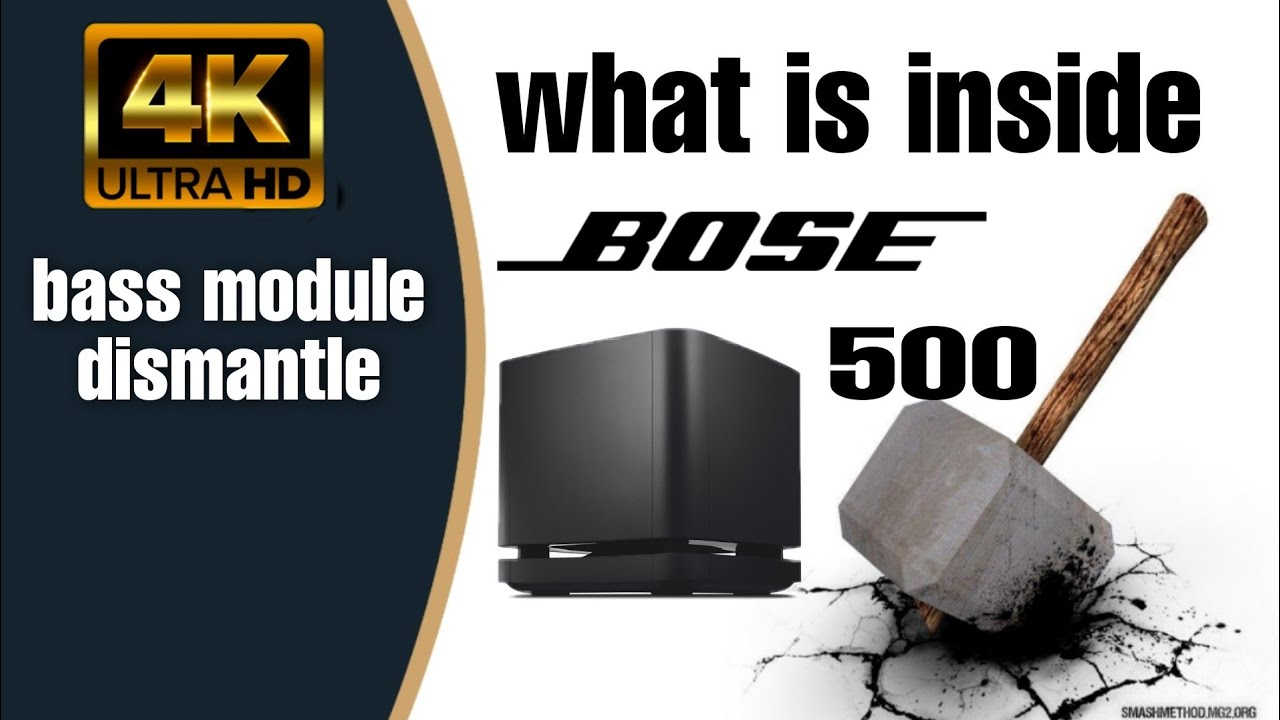 BOSE 500 bass module  dismantle video, what is inside bose 500 bass module