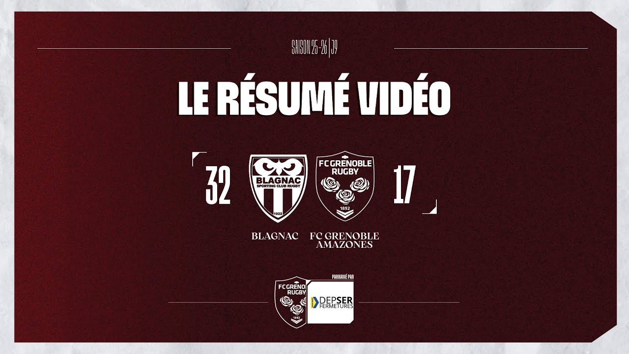 Le résumé vidéo I BLAGNAC - FCG AMAZONES I J9 I 25-26