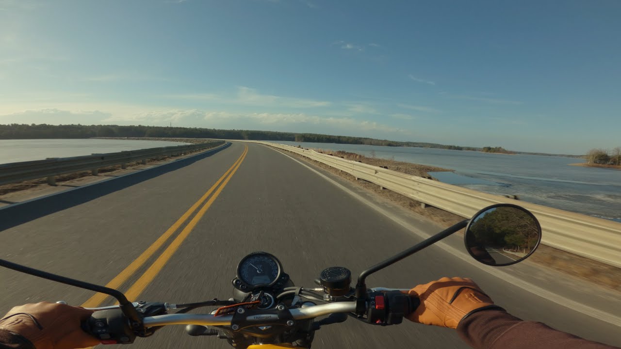 Peaceful Motorcycle Ride to a Hidden Waterfall | Triumph Scrambler 900 ASMR
