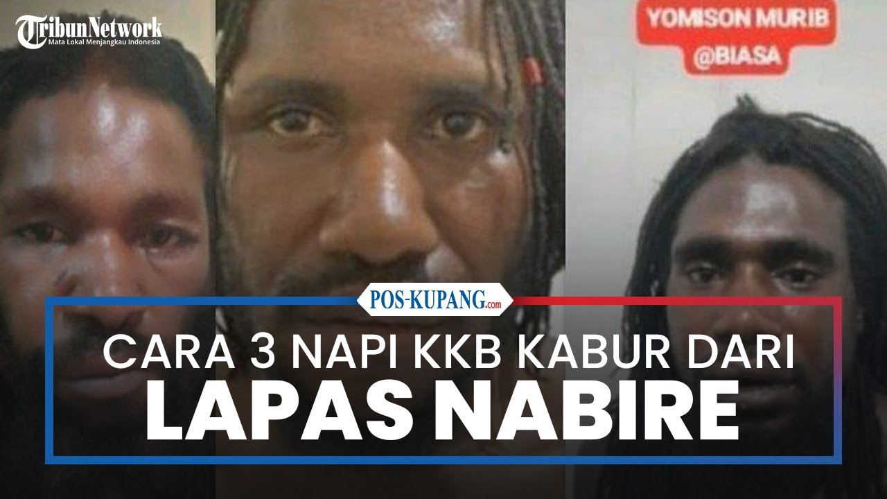 Cara 3 Napi KKB Kabur dari Lapas Nabire