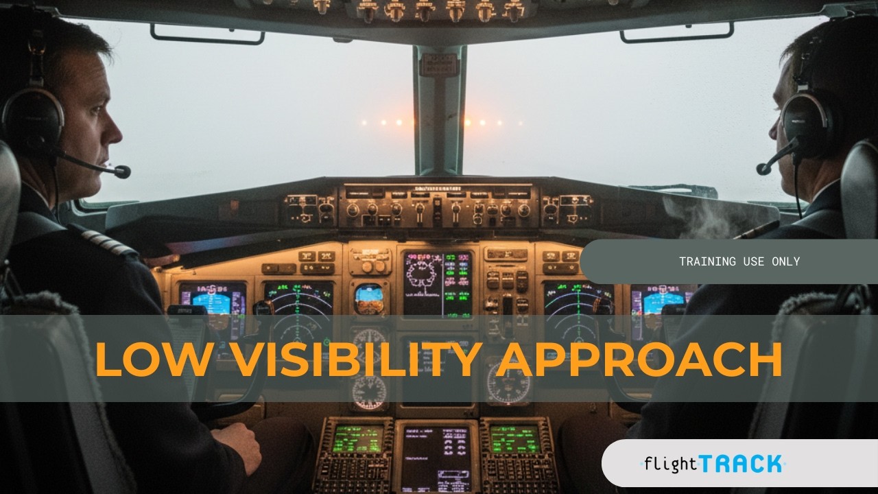 LOW VISIBILITY APPROACH- Edinburgh | Thick fog | Communication is critical