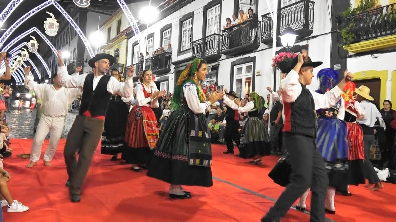Portugal Group From Minho Region On Folk Azores Festival 2019 - Terceira Island Azores