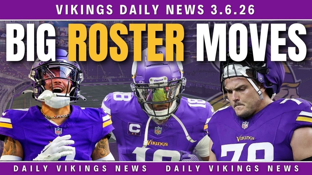 Vikings Daily News: Contract Restructures, Kelly Retires, QB Chatter: 3-6-2026