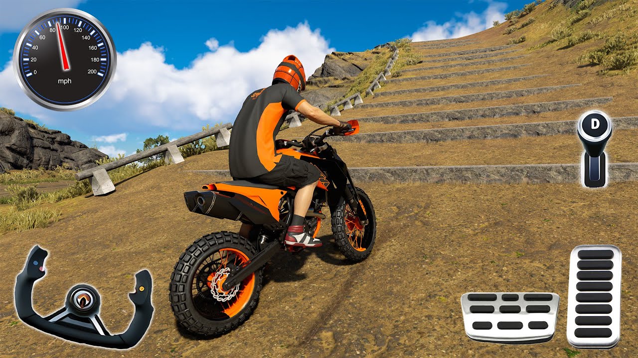 KTM 450 EXC Nighthawk Edition Impossible Bike Stunt #1 - The Crew Motorfest Dirt Bike Gameplay 4K